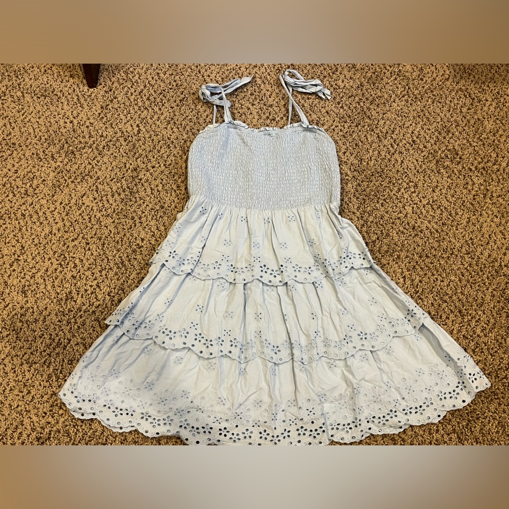 American Eagle Smocked Eyelet Dress, Medium, EUC!